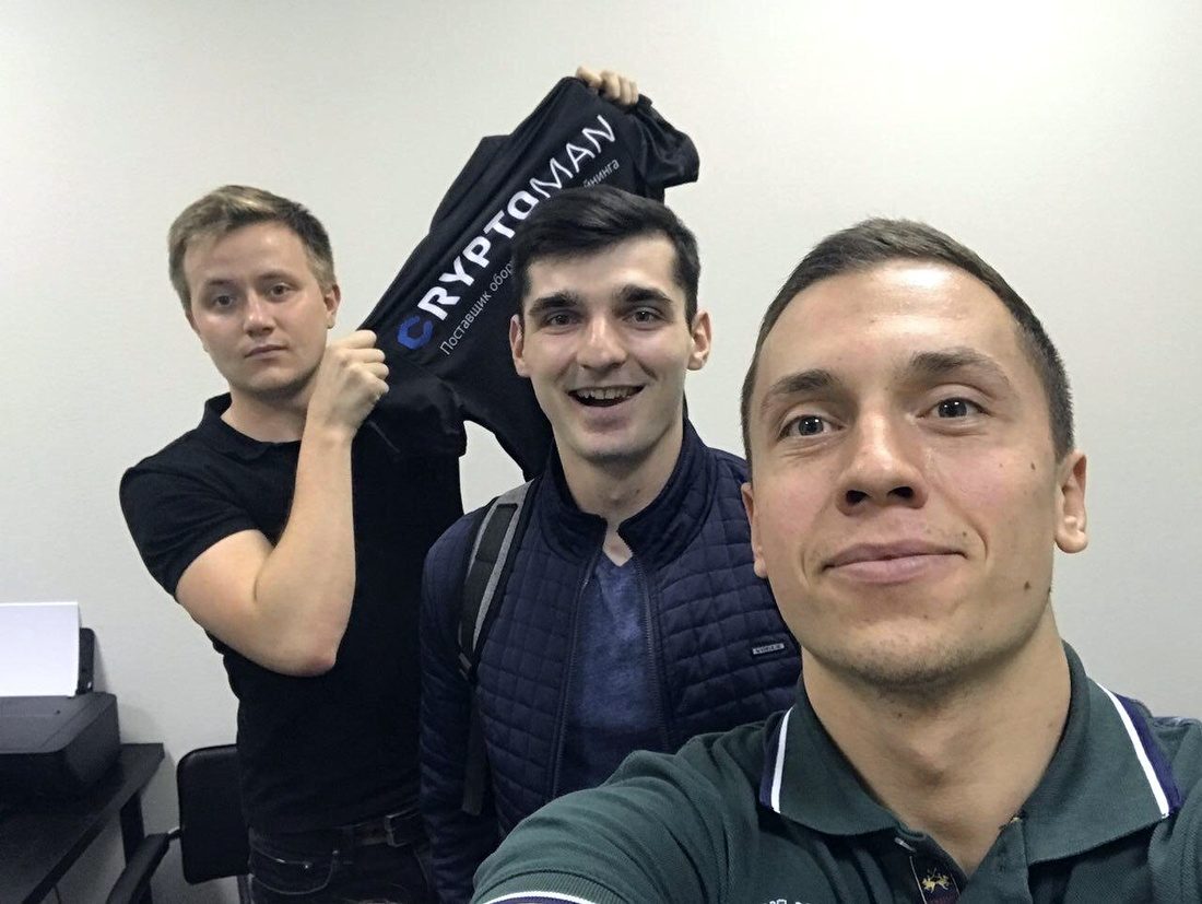 Илья Винокуров с партнерами, футболка CryptoMan